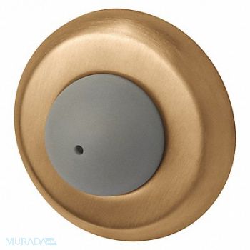ROCKWOOD Convex Door Stop Wall Mount Satin Bronze, 3HHX2