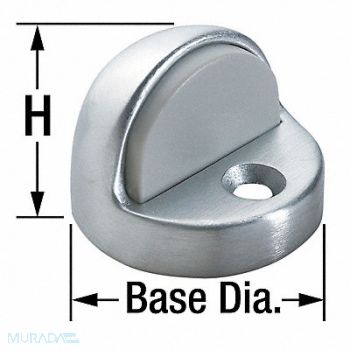 ROCKWOOD Dome Door Stop Floor Mount Satin Bronze, 3HHY3