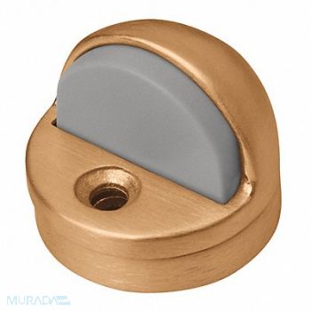 ROCKWOOD Dome Door Stop Floor Mount Satin Bronze, 3HHY7