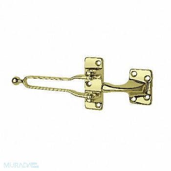 ROCKWOOD Chain Door Guard Swinging Bar Brass, 3HJE9