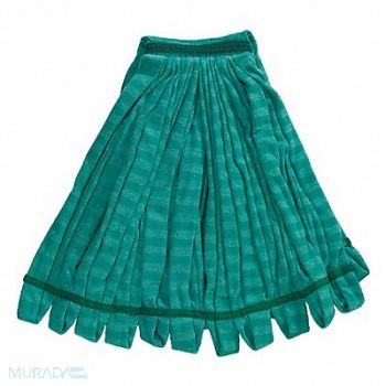 RUBBERMAID COMMERCIAL PRODUCTS Wet Mop Green Microfiber, 3HKE4