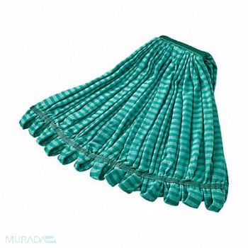 RUBBERMAID COMMERCIAL PRODUCTS Wet Mop Green Microfiber, 3HKE3