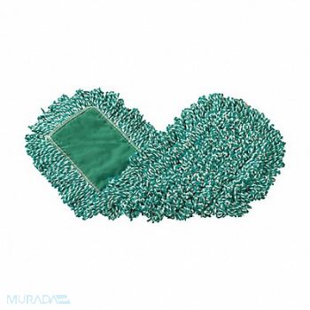 RUBBERMAID COMMERCIAL PRODUCTS Dust Mop Green Microfiber, 3HKE7