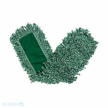 RUBBERMAID COMMERCIAL PRODUCTS Dust Mop Green Microfiber, 3HKE9