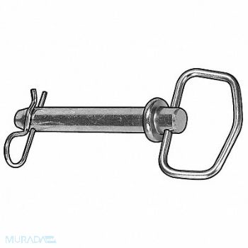 GRAINGER APPROVED Hitch Pin Std Stl Zinc 5/8x6 1/2 L, 3HLN4