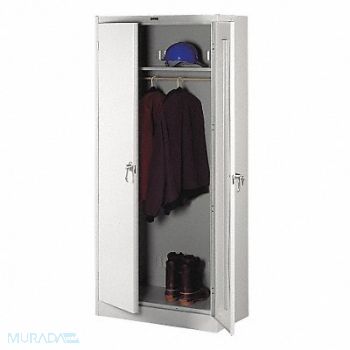 TENNSCO Storage Cabinet 78 x36 x18 LtGry 1Shlv, 3HNJ5