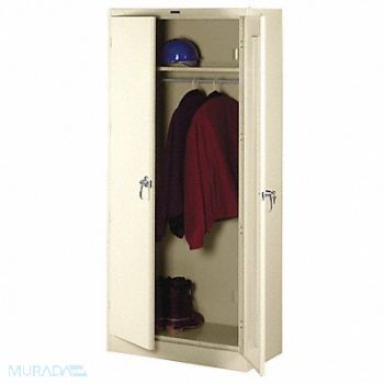 TENNSCO F0309 Storage Cabinet 78 x36 x24 Putty 1Shlv, 3HNJ9