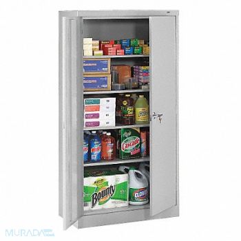 TENNSCO Shelving Cabinet 72 H 36 W Light Gray, 3HNN1