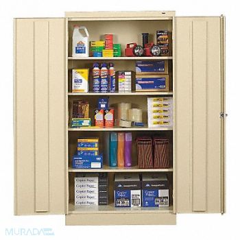 TENNSCO Shelving Cab 72 H 36 W Champagne/Putty, 3HNN2