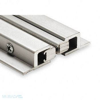 NATIONAL GUARD Double Door Weatherstrip 8 ft Gray, 3HRG2