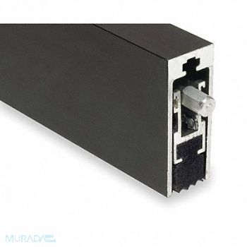 NATIONAL GUARD Automatic Door Bottom 1/2x48In Aluminum, 3HRK3