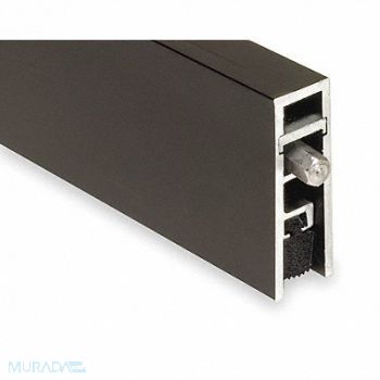 NATIONAL GUARD Automatic Door Bottom 7/16x48In Aluminum, 3HRK5