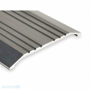 NATIONAL GUARD Saddle Threshold Fluted Top 4 ft Alum, 3HRP1