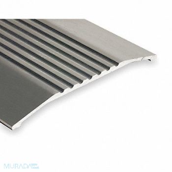 NATIONAL GUARD Saddle Threshold Fluted Top 4 ft Alum, 3HRP4