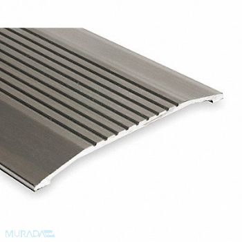 NATIONAL GUARD Saddle Threshold Fluted Top 6 ft Alum, 3HRP8