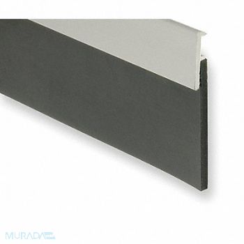 NATIONAL GUARD Facemount Overhead Door Seal 12 Ft, 3HRV6