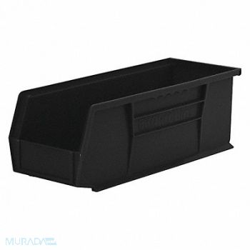 AKRO-MILS F8659 Hang and Stack Bin Black Plastic 5 in, 3HRY2