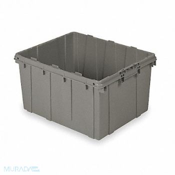 BUCKHORN Nesting Container Gray Polyethylene, 3HRZ3