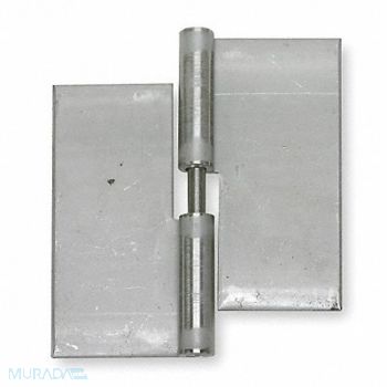 GRAINGER APPROVED Lift-Off Hinge Natural 2 x 1-11/16 In., 3HUE4