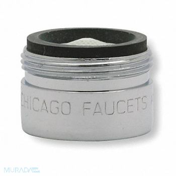 CHICAGO FAUCETS Spray Outlet Brass 13/16 in - 27 Chrome, 3JAM2