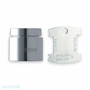 CHICAGO FAUCETS Laminar Outlet Brass 13/16 in - 24, 3JAR5