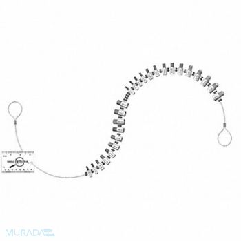 GRAINGER APPROVED Thread Identifier Lanyard Std And Metric, 3JAW6