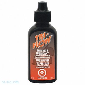 TRI-FLOW Lubricant 2 oz Dropper Bottle, 3JDL7