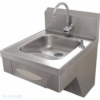 SPACE-SAVER Hand Sink Rect 14inx16inx5in, 3JDT4
