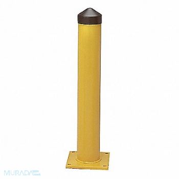 GRAINGER APPROVED Bollard 5-3/5 24 in H Yellow, 3JJH5