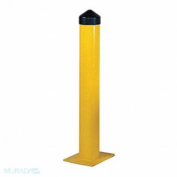 GRAINGER APPROVED Bollard Round 36 H in Yellow, 3JJH7