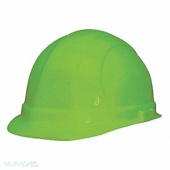 ERB SAFETY Hard Hat Type 1 Class E Hi-Vis Green, 3JPH1