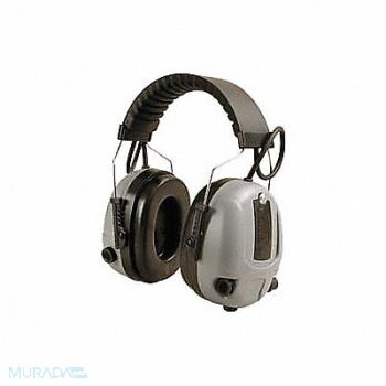 ELVEX Electronic Ear Muff 25dB Over-the-Head, 3JUA5