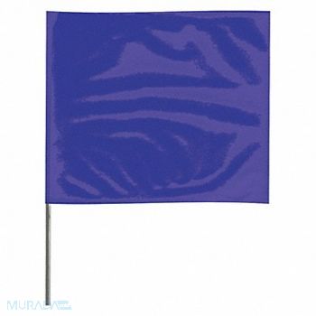 GRAINGER APPROVED Marking Flag 18 Blue PVC PK100, 3JUP5