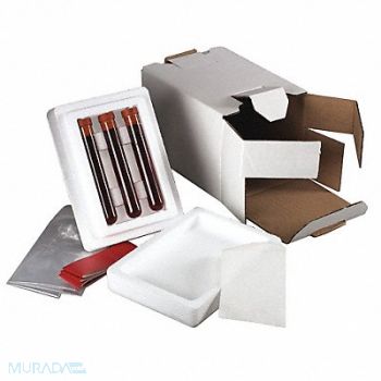 THERMOSAFE Lab Tube Mailer 33 ECT White PK33, 3KGL7