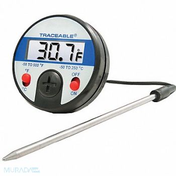 TRACEABLE Thermistor Thrmom -58 to 500F Digital, 3KGN1