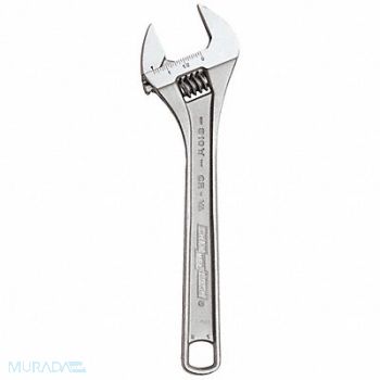 CHANNELLOCK Adj. Wrench Steel Chrome Vanadium 10, 3KGX7