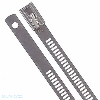 TY-RAP Cable Tie 12 in Silver PK100, 3KH31