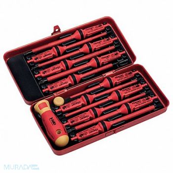 BONDHUS Ins. Multi-Bit Screwdriver Set 12-in-1, 3KHY4