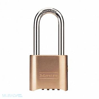 MASTER LOCK Combination Padlock 1 1/2 in Rectangle, 3KJJ2