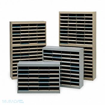 SAFCO Literature Organizer 24 Compartments Blk, 619R47