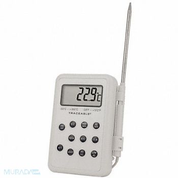 TRACEABLE Thermistor Thermometer 1 Input, 3KME4