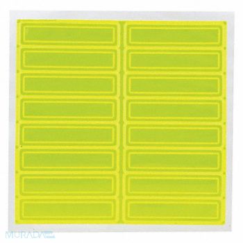 ACCUFORM D5953 Hard Hat Label 1 in H 4 in W PK16, 3KNU4