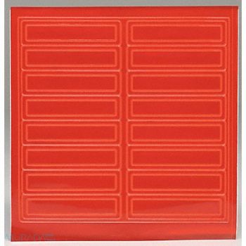 ACCUFORM D5953 Hard Hat Label 1 in H 4 in W PK16, 3KNU5