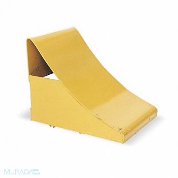 GRAINGER APPROVED Wheel Chock 8 In Formed Steel, 3KR56