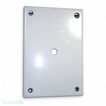 HUBBELL WIRING DEVICE-KELLEMS Security Wall Plate White, 3KT91