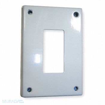 HUBBELL Rocker Wll Plt Stnd Wht 1Gng PlyPwEnam, 3KT96