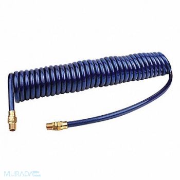 GUARDAIR Coiled Air Hose 3/8 ID x 12 ft., 3KVK2
