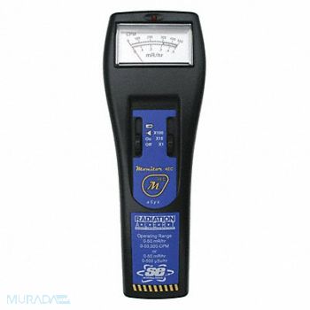 RADIATION ALERT Analog Radiation Detector, 3KWK9