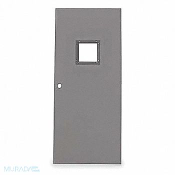 CECO D3624 Vision Light Steel Door 84x36 In 16 ga, 3NWK9