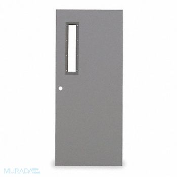 CECO D3704 Metal Door With Glass Type 3 84 x 36 In, 5EHU2